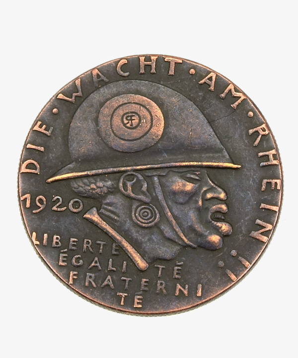 Medaille Karl Götz ,,Die Schwarze Schande" 1920